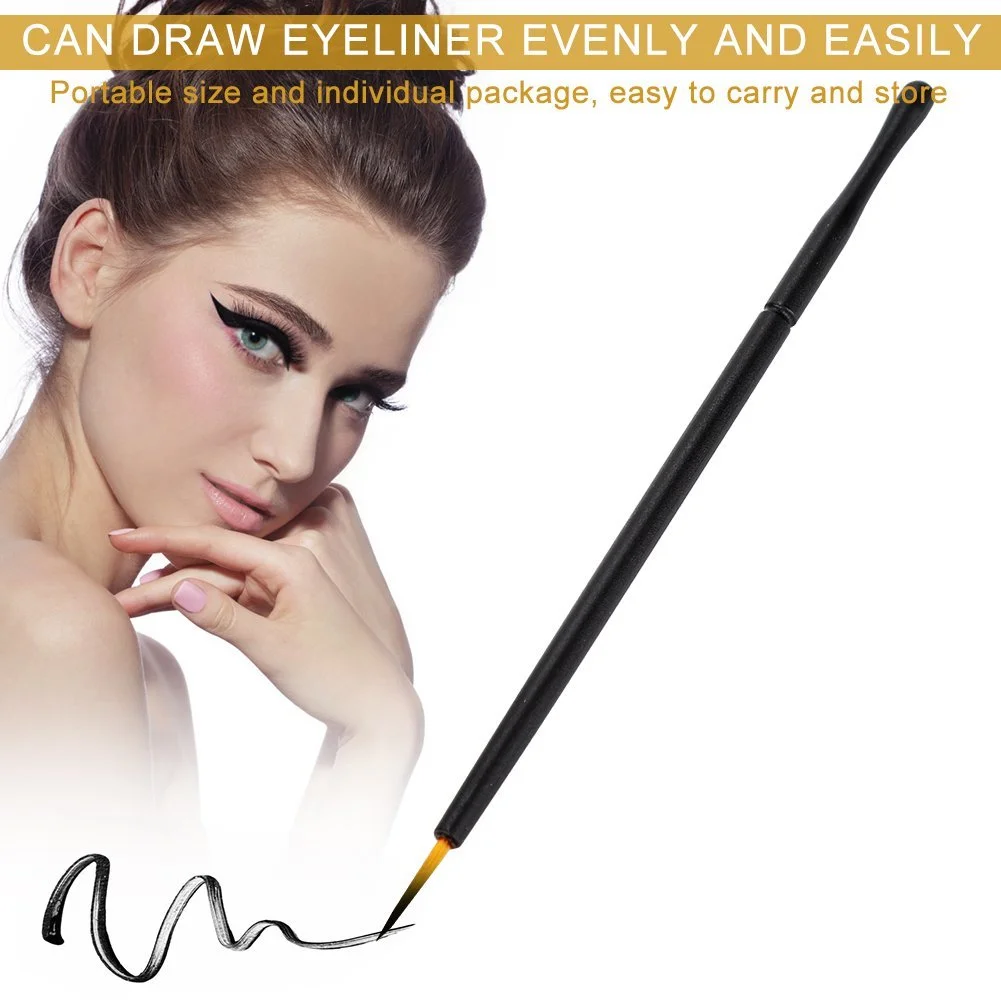 Кисти Make-Up Disposable Eyeliner Brushes Hard Head Liquid Черный, фото №6 Кисти Make-Up Disposable Eyeliner Brushes Hard Head Liquid Черный, фото №6