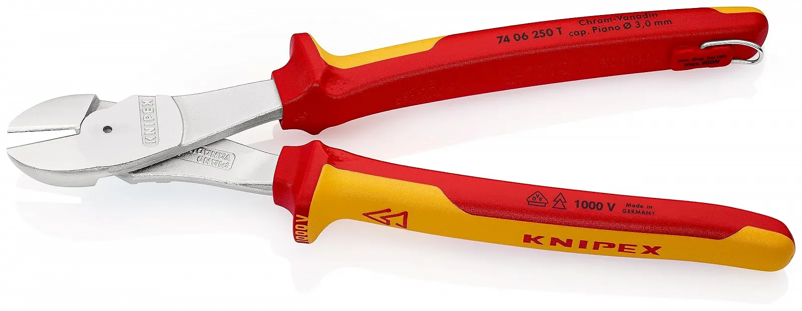 Бокорезы Knipex High Leverage 74 06 250 T, Multi-Colour, 250 мм, фото №2