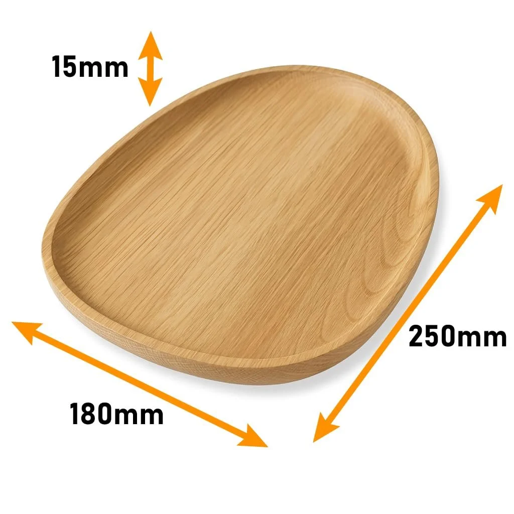 Декоративная тарелка EKFJAELL Деревянная чаша Oak, фото №4 Декоративная тарелка EKFJAELL Деревянная чаша Oak, фото №4