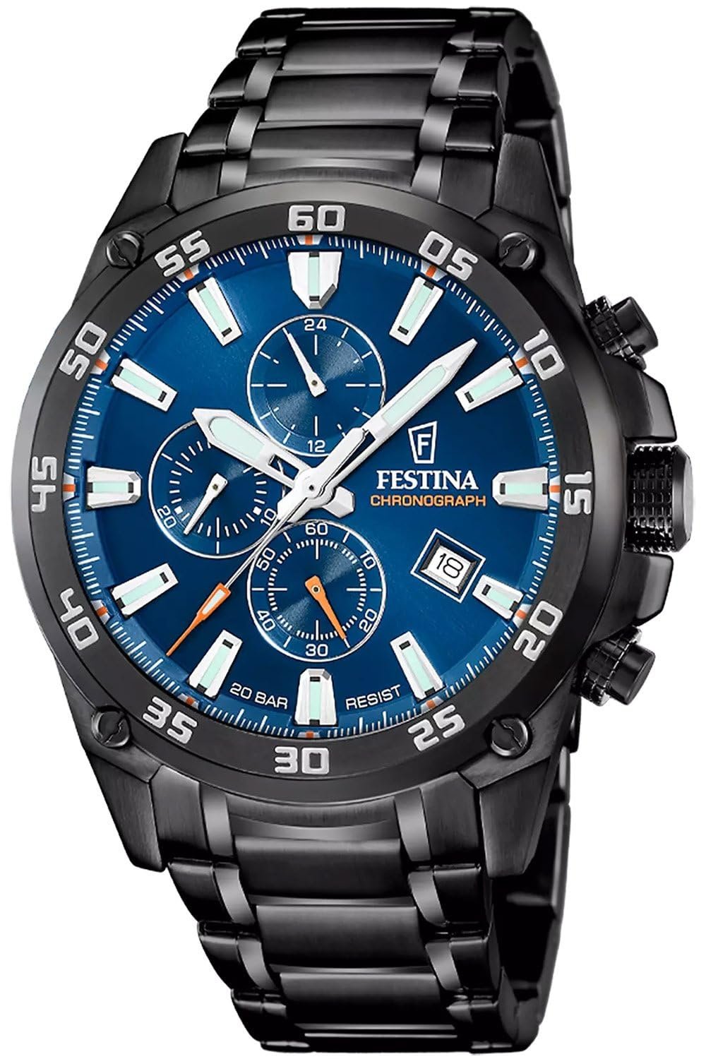 Женские наручные часы FESTINA CAB.CRONO ACE.ESF.Azul. F20735/1, фото №1