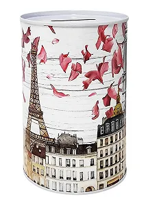 Скарбничка бляшана CUCUBA Париж Ейфелева вежа Нотр-Дам Тріумфальна арка 13 x 8 см synthetic.ua - Фото 1
