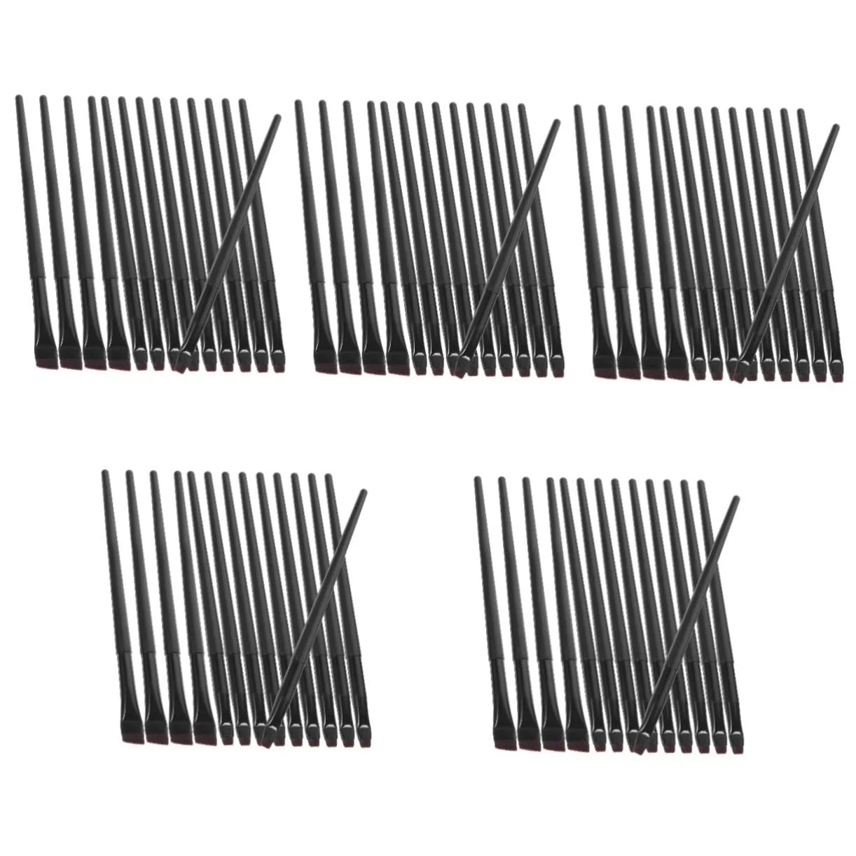 Пензлі Beavorty для підводки очей, 80 шт, фото №1