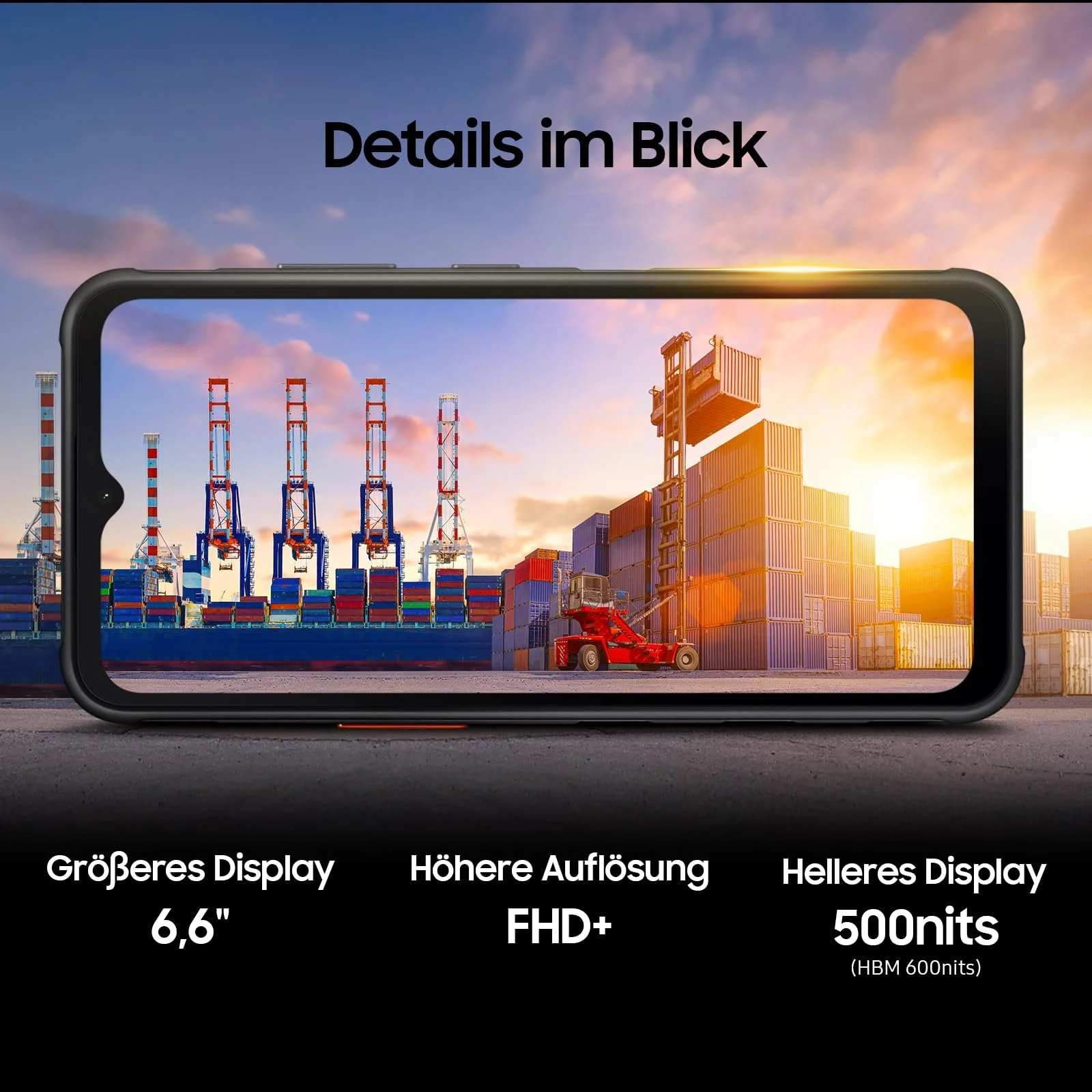 Защищенный смартфон Samsung Galaxy Xcover7 Enterprise Edition 6.6 дюймов Android 128 ГБ 4050 мАч Черный, фото №6