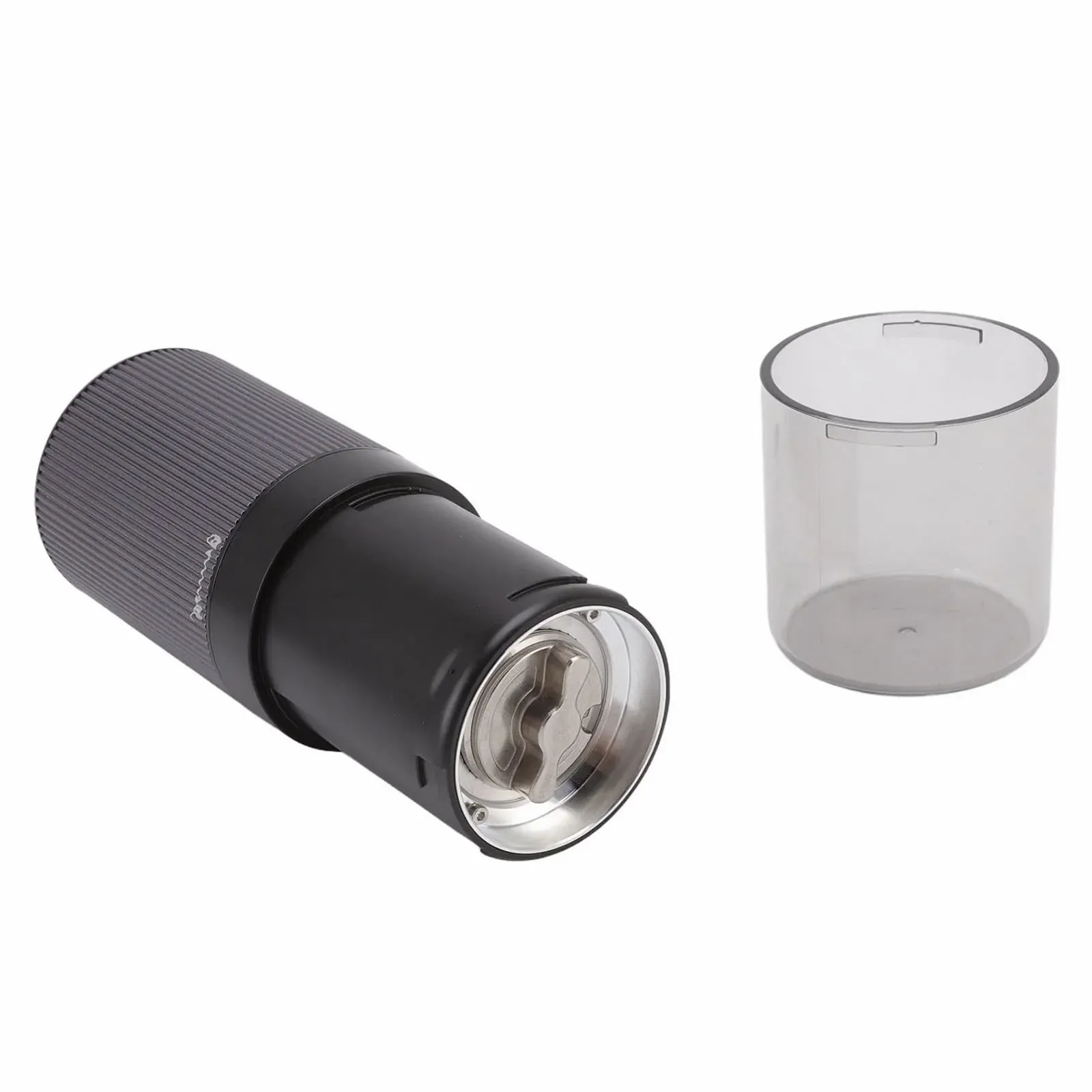 Портативная кофемолка аккумуляторная, электрическая мельница, интеллектуальная индукция сопротивления, сердцевина из нержавеющей стали, легко чистится для дома, маленькая, черная, фото №8