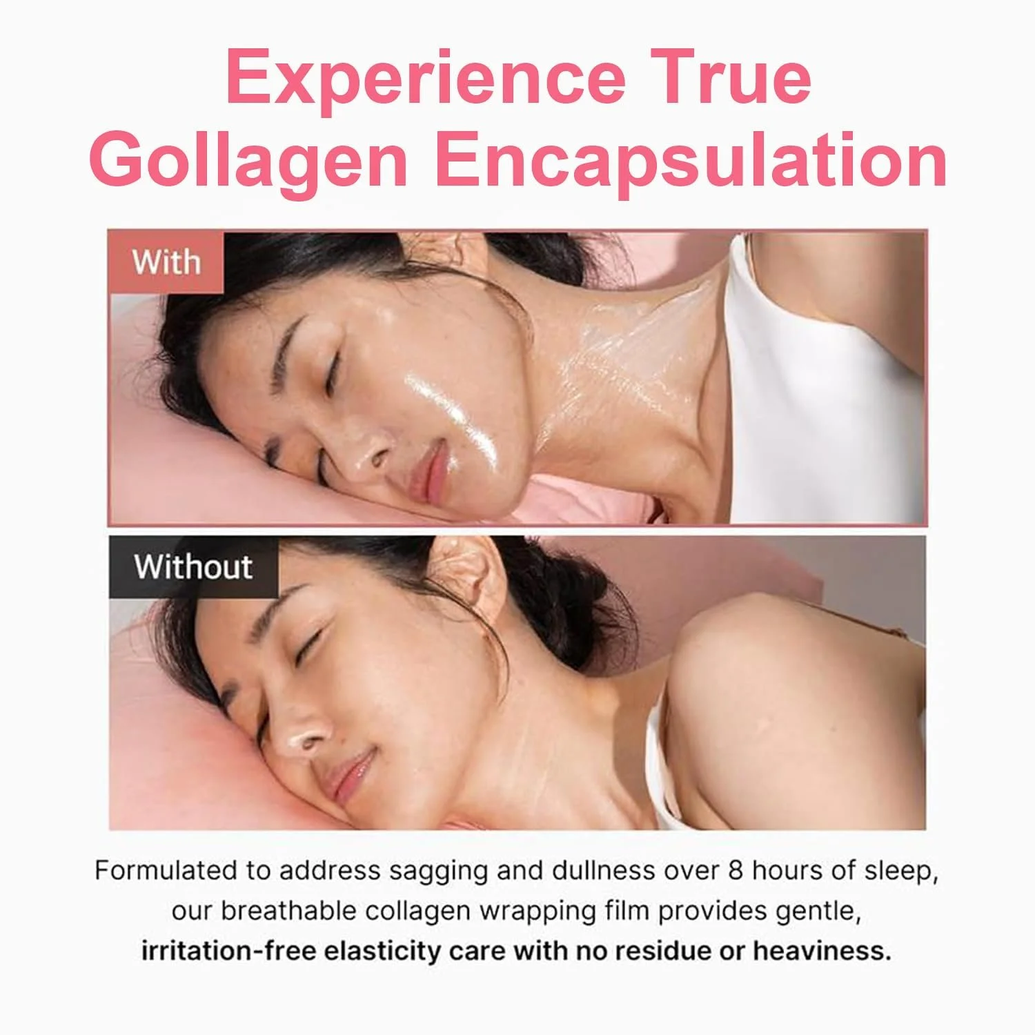 Маска Нічна Collagen Зволоження, Зменшення зморшок та Покращення еластичності шкіри, фото №8 Маска Нічна Collagen Зволоження, Зменшення зморшок та Покращення еластичності шкіри, фото №8