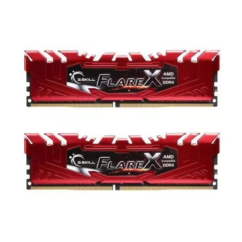 Оперативная память для ПК DDR4 16GB 2x8GB 2400 MHz Flare X Red G.Skill F4-2400C15D-16GFXR, фото №1