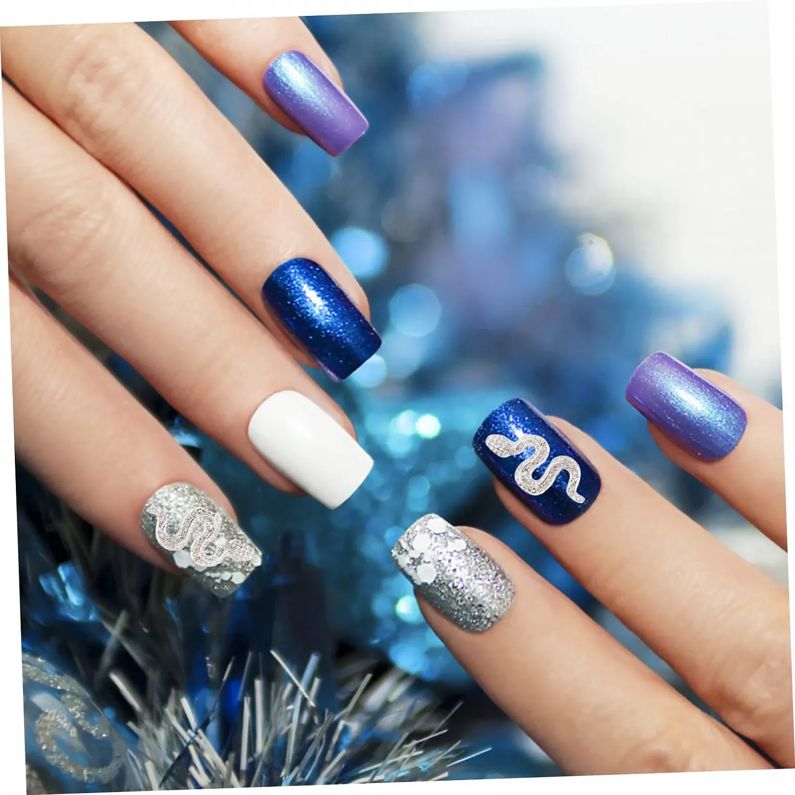 Змії з цинкового сплаву 3D Beaupretty, 40 шт, фото №4