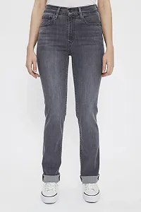 Жіночі джинси Levis - 724 High Rise Straight Show Lights Out - 24 30 synthetic.ua - Фото 1