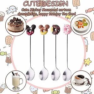 Ложка Кавова 6 шт. Doughnut Форма з нержавіючої сталі synthetic.ua - Фото 1