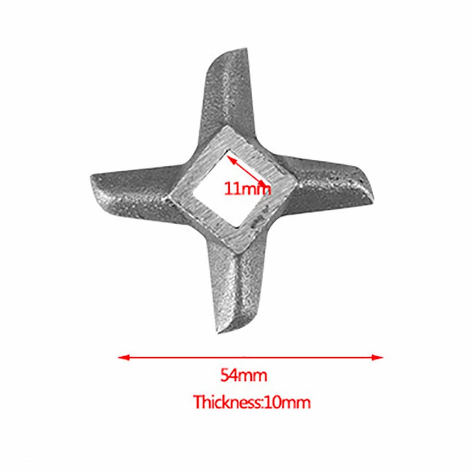 Ніж для м'ясорубки Dioche Size 8 Professional Steel Cross-shaped, фото №3