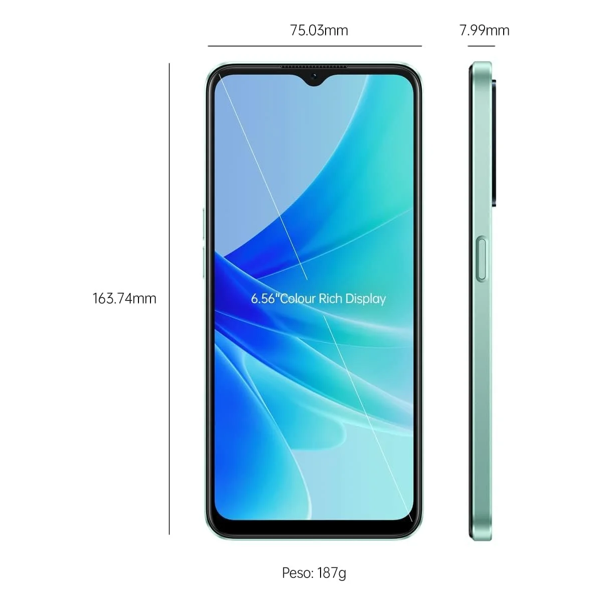 Смартфон Oppo A57 4/64GB Dual SIM Зелений, фото №3 Смартфон Oppo A57 4/64GB Dual SIM Зелений, фото №3