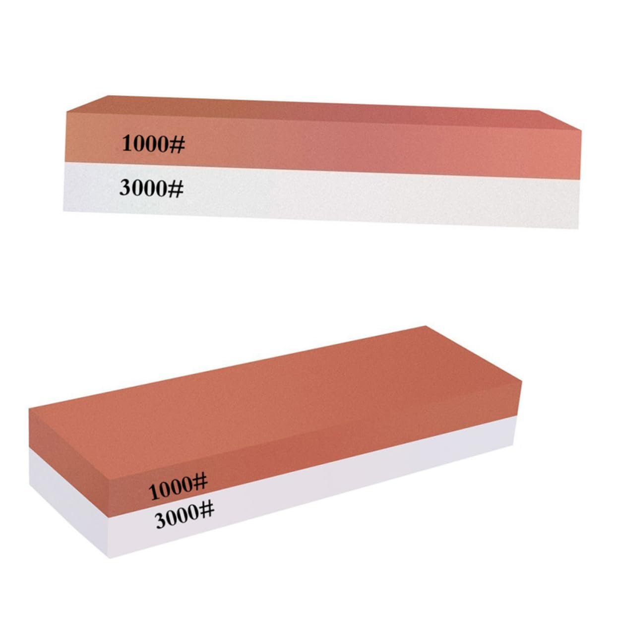 Точильный камень Gadpiparty двусторонний из белого корунда для кухонных ножей, фото №1