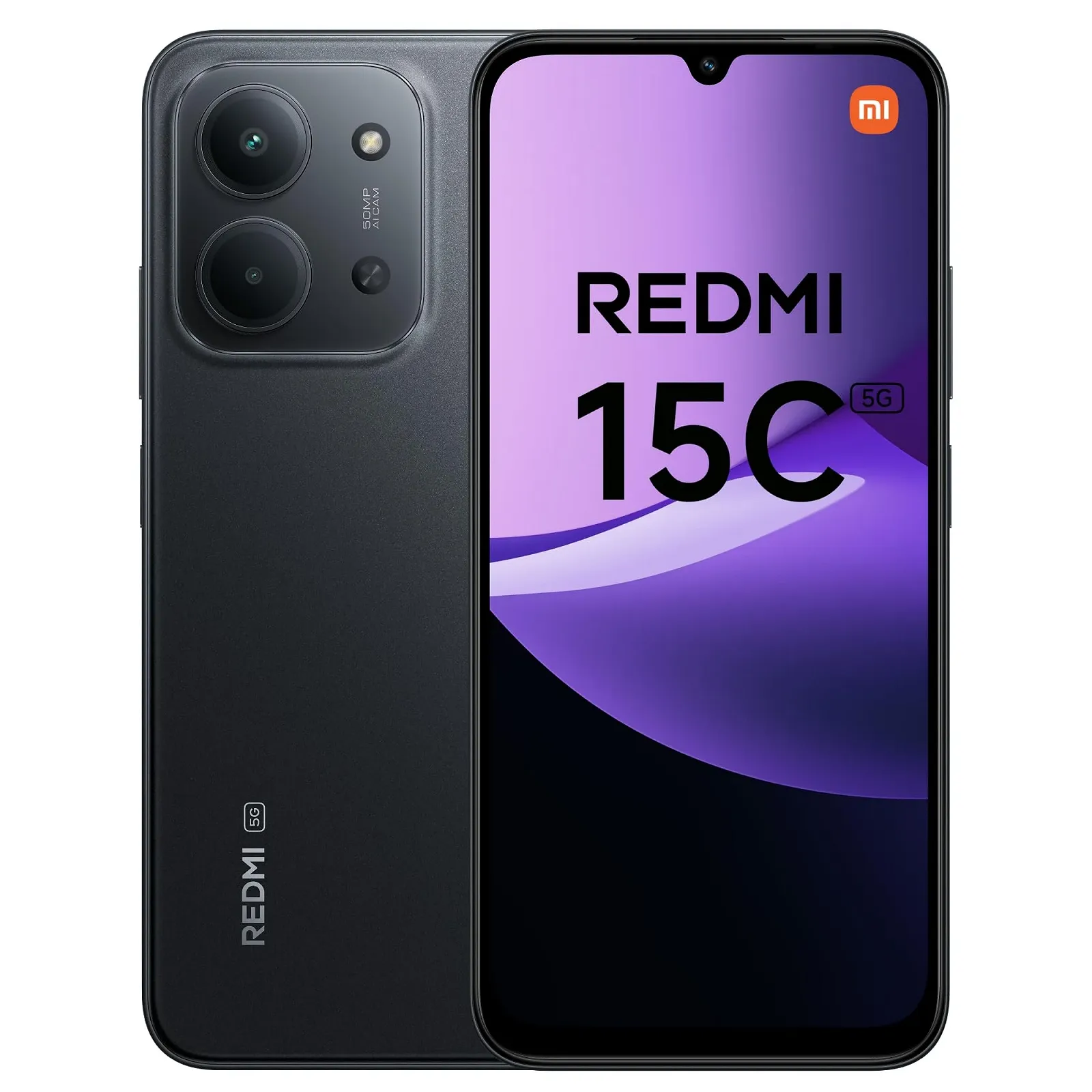 Смартфон XIAOMI Redmi 15C 5G 4/256 ГБ Midnight Black, фото №1