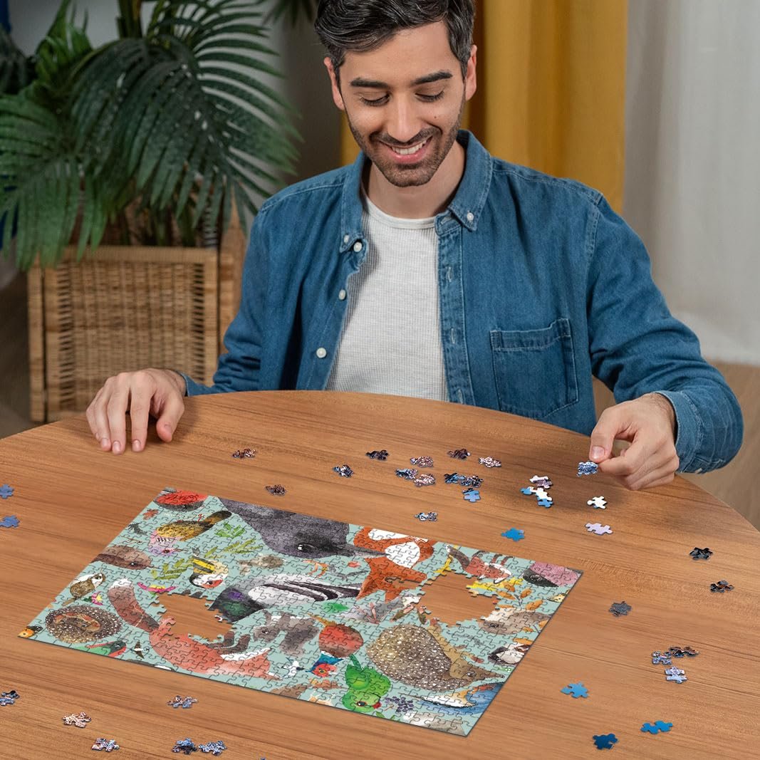 Пазл Ravensburger 12000658 Garden Visitors 500 деталей для дорослих та дітей від 12 років з тваринами, фото №3