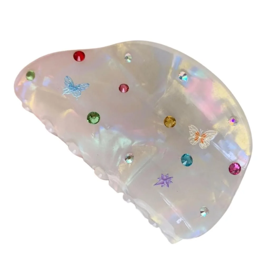 Заколка для волос Yjcnelcr Бабочка Кристалл Перламутр Большая Аксессуар для женщин и девушек, фото №9 Заколка для волос Yjcnelcr Бабочка Кристалл Перламутр Большая Аксессуар для женщин и девушек, фото №9