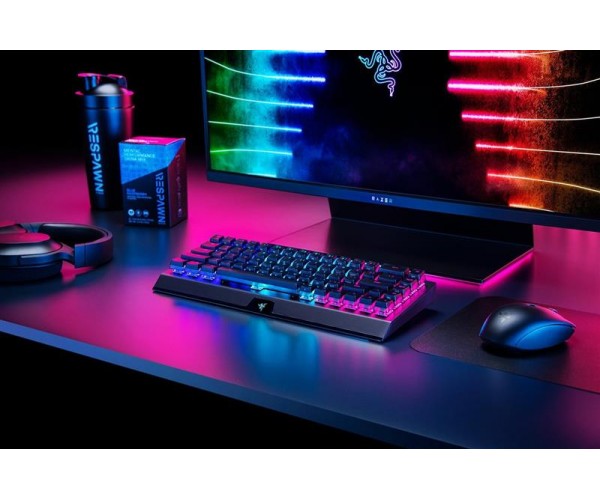 Клавіатура бездротова Razer BlackWidow V3 Mini Hyperspeed Green Switch Black (RZ03-03891600-R3R1), фото №10 Клавіатура бездротова Razer BlackWidow V3 Mini Hyperspeed Green Switch Black (RZ03-03891600-R3R1), фото №10