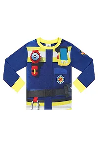 Костюм-піжама довгий Sam the Fireman для хлопчиків synthetic.ua - Фото 1