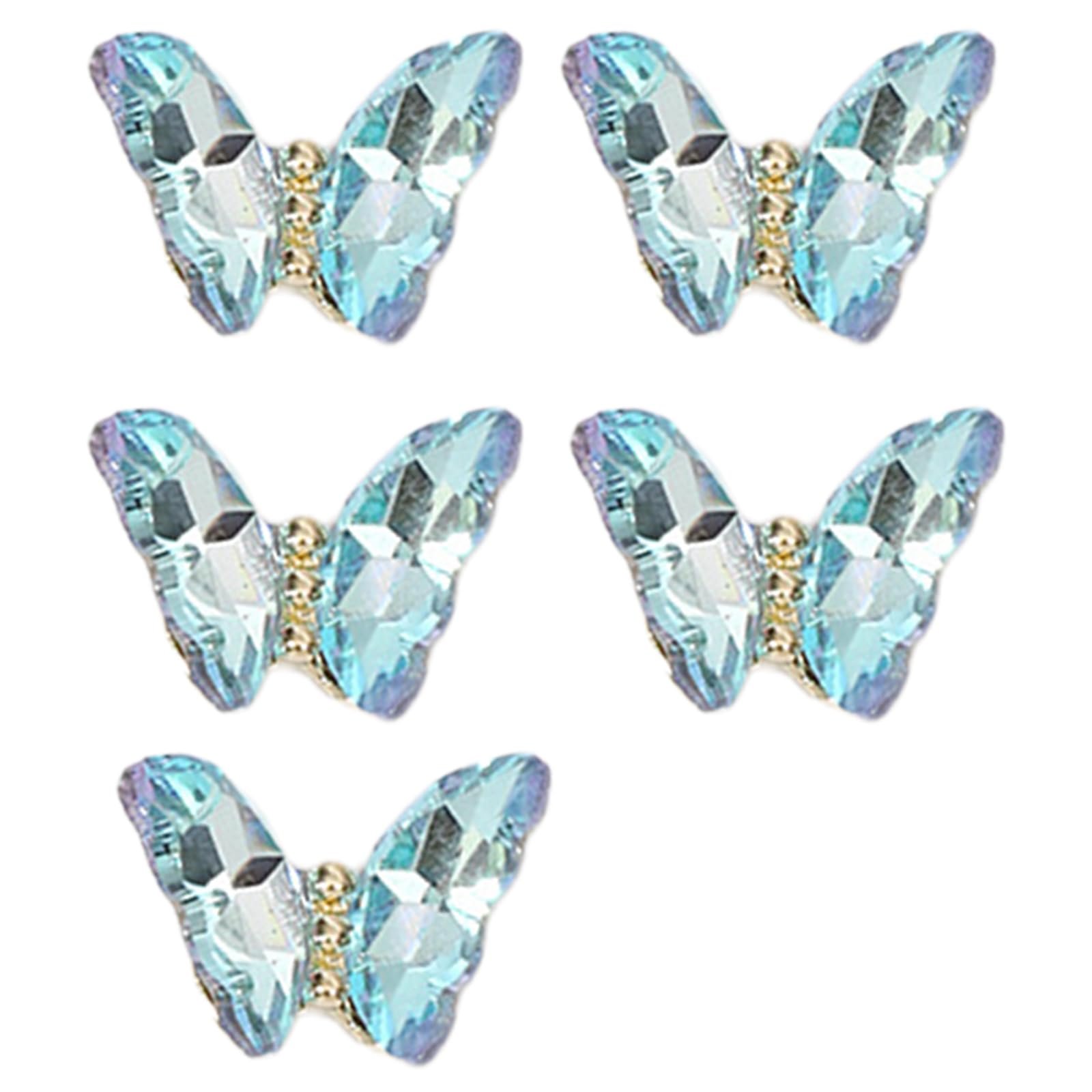 3D Метелик  Прикраси для нігтів, фото №6