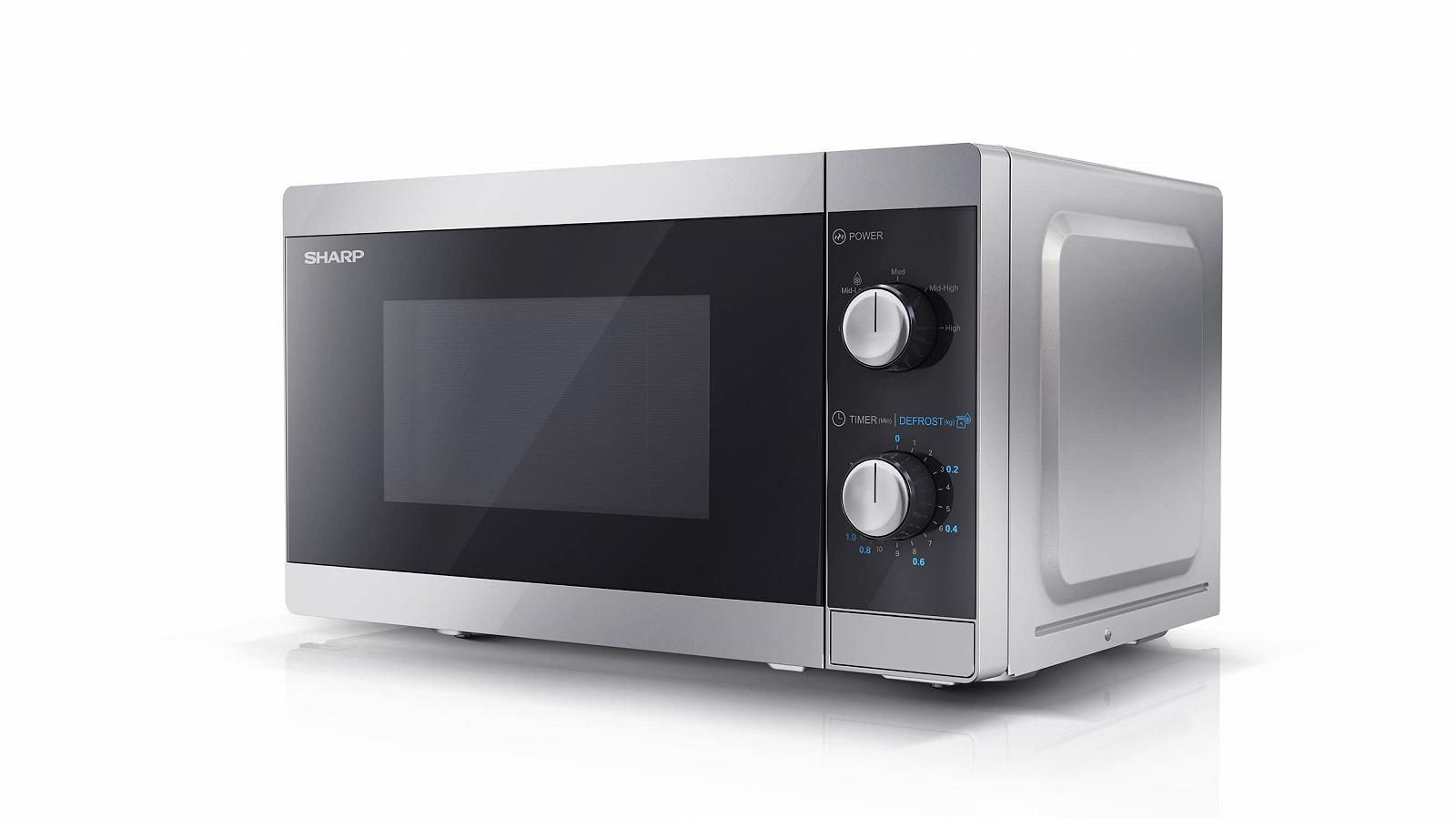 Мікрохвильова піч з грилем Sharp YC-MS01ES 20 л 800 Вт Срібляста / Чорна, фото №4 Мікрохвильова піч з грилем Sharp YC-MS01ES 20 л 800 Вт Срібляста / Чорна, фото №4
