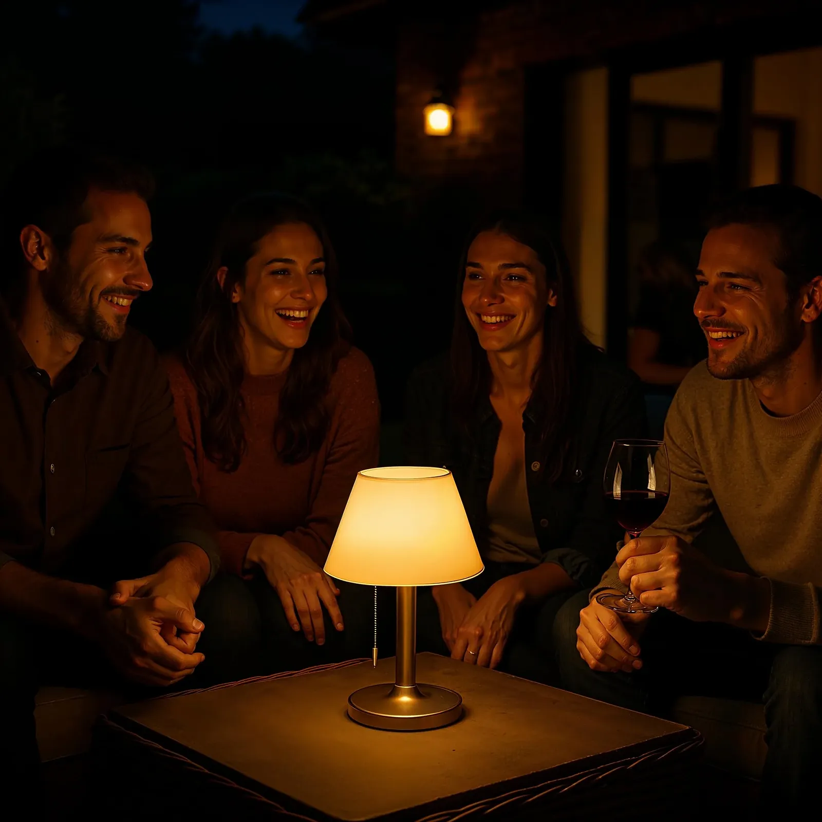 Настільна лампа BOLD LED Сонячна батарея USB-C IP44 Чорний, фото №10