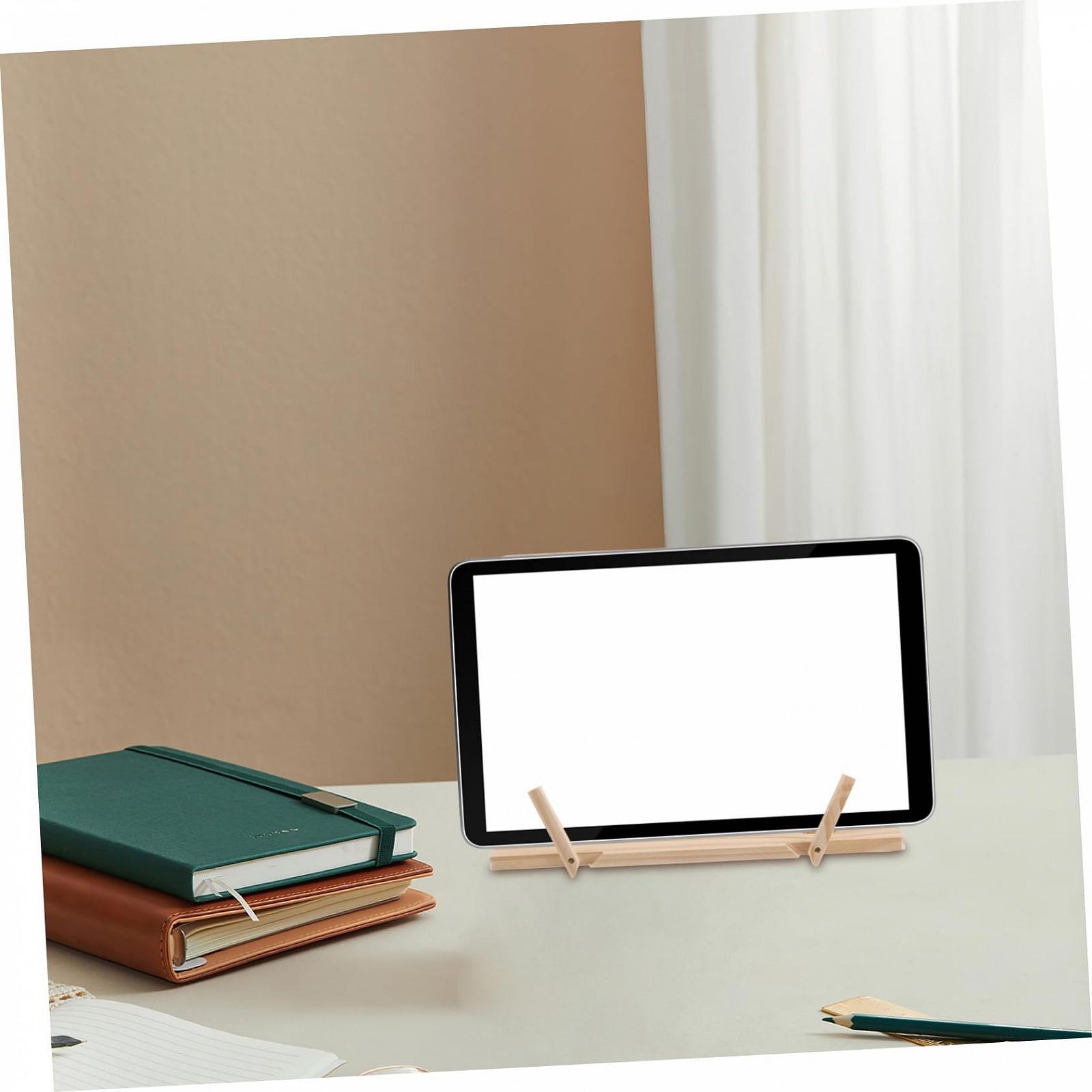 Підставка для книги Регульована складана дерев'яна Компактна ергономічна, фото №7
