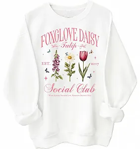 Свитшот Foxglove Daisy Tulip Est 2017 Social Club - Фото 1