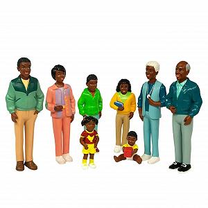 Фигурки Miniland Африканская семья 8 шт. Multi-Color - Фото 1