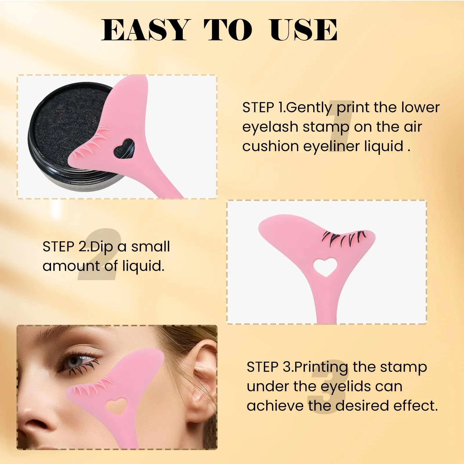 Трафарет для подводки силиконовый Multi Purpose Eyeliner Stencil Set, фото №5 Трафарет для подводки силиконовый Multi Purpose Eyeliner Stencil Set, фото №5