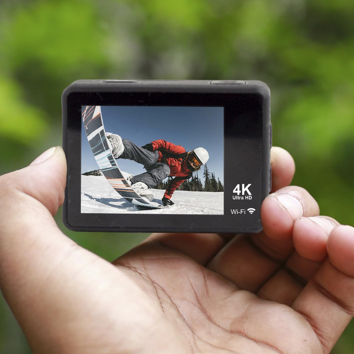 Камера PRIXTON DV670 4K, Dual-Display, WiFi, оптический стабилизатор, фото №5 Камера PRIXTON DV670 4K, Dual-Display, WiFi, оптический стабилизатор, фото №5