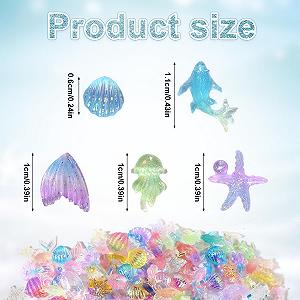 Прикраса для нігтів 200шт Ocean, 3D смола synthetic.ua - Фото 1