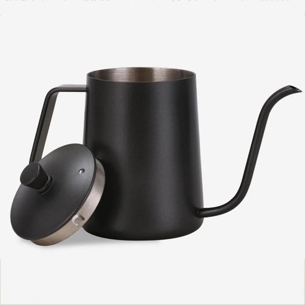 Чайник для приготування кави 350 мл з носиком 4 мм Drip Coffee Drip Kettle з антипригарним покриттям, фото №2 Чайник для приготування кави 350 мл з носиком 4 мм Drip Coffee Drip Kettle з антипригарним покриттям, фото №2