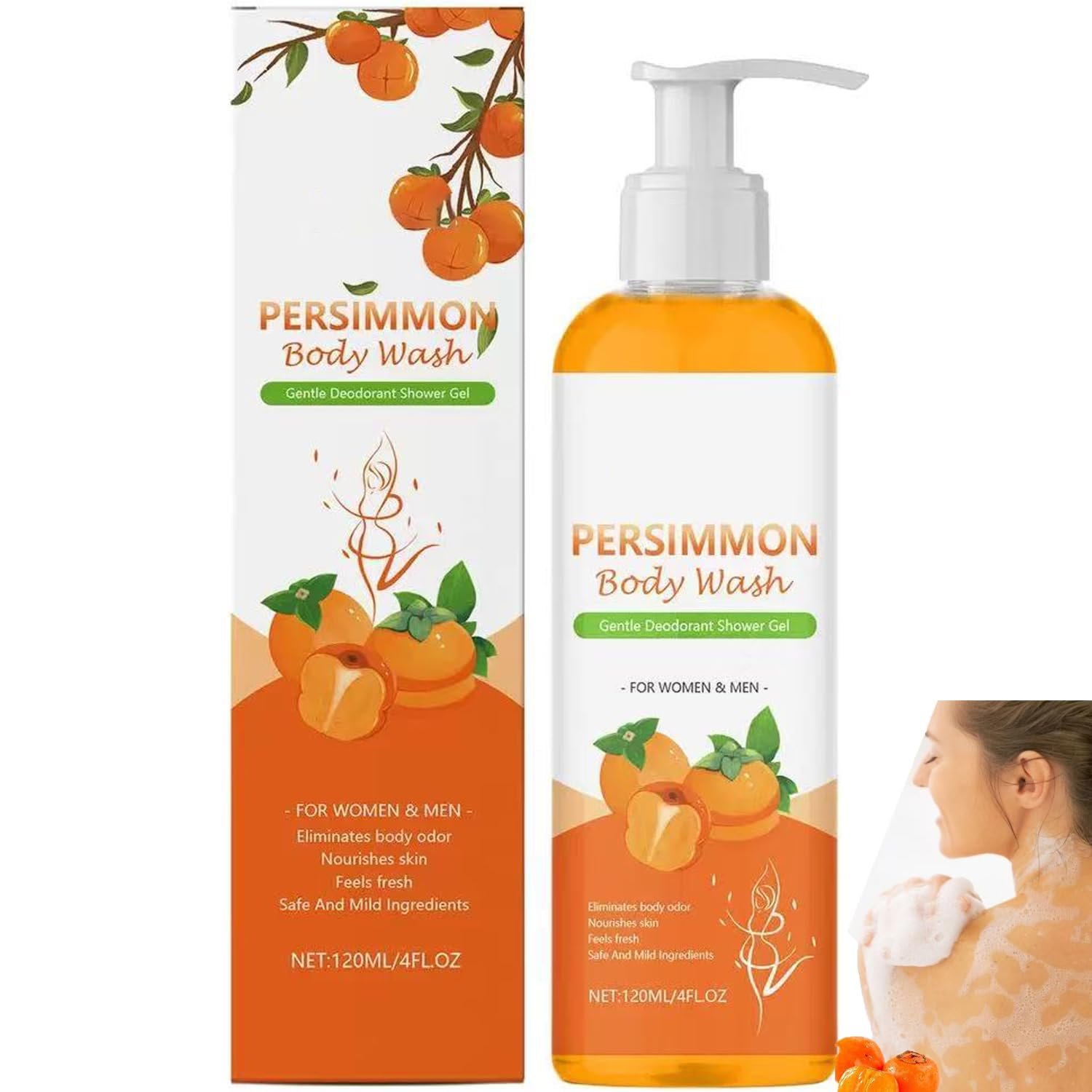 Гель для душу Persimmon Natural Deep Cleansing and Moisturising Набір 1 шт, фото №1 Гель для душу Persimmon Natural Deep Cleansing and Moisturising Набір 1 шт, фото №1