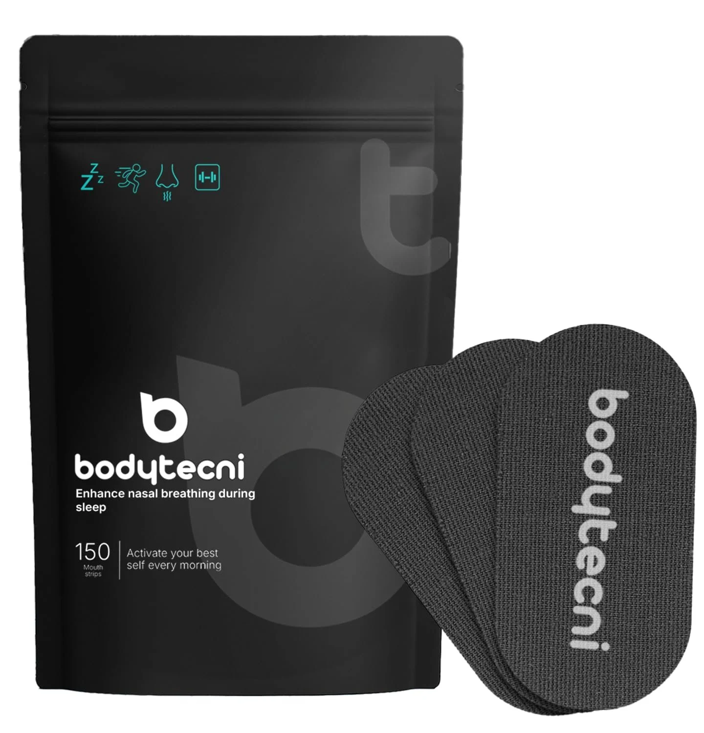 Смужки для рота проти хропіння 150 шт., фото №1