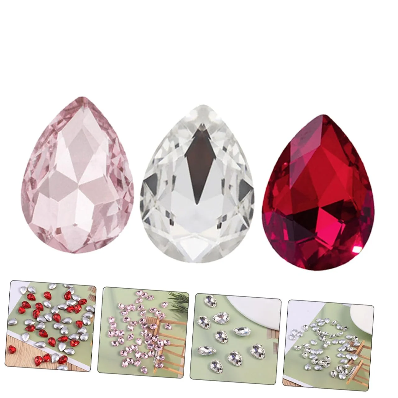 Стразы для ногтей 150 шт. для маникюра, одежды, рукоделия, материалы для декора, стразы для ногтей DIY, фото №8