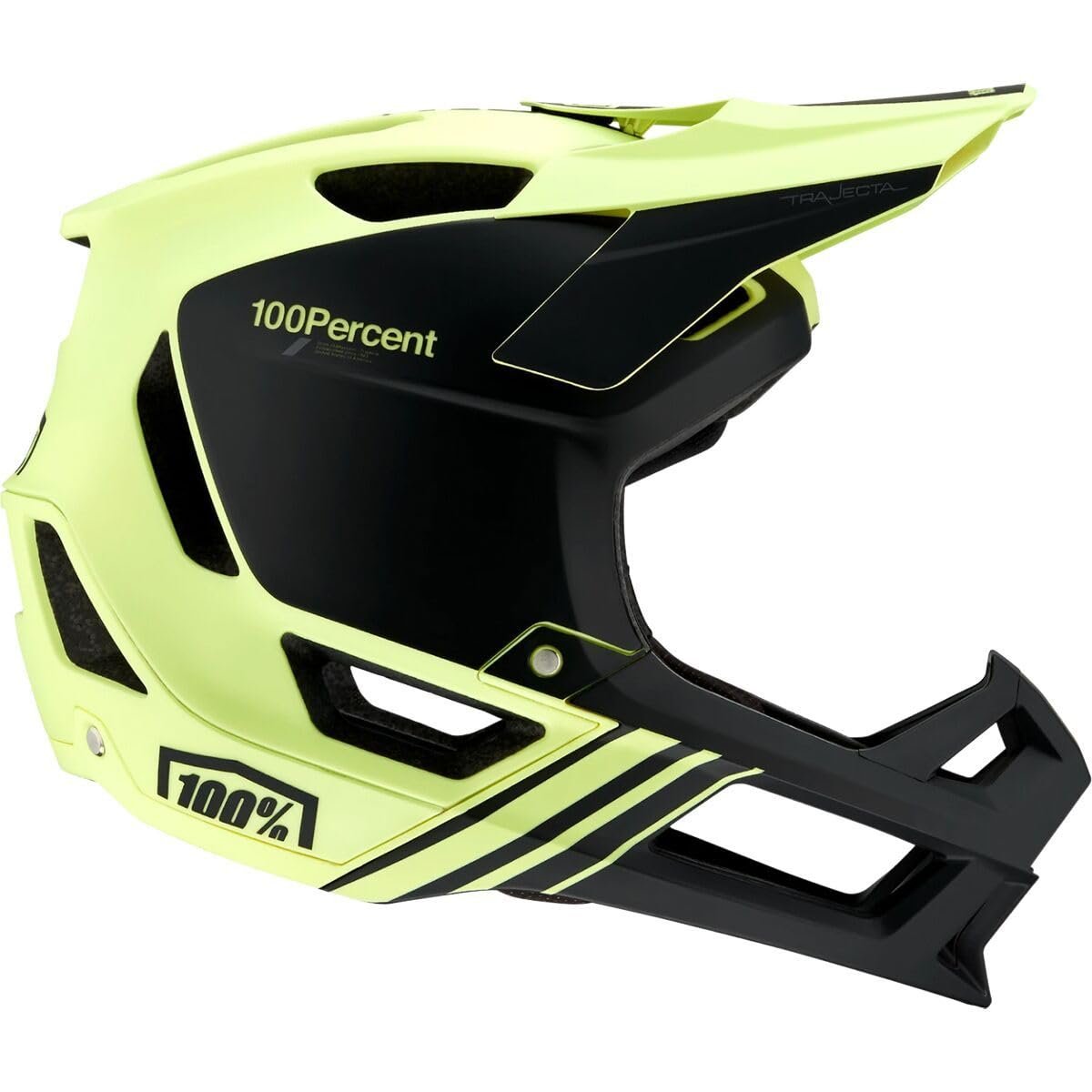 Шолом All Mountain/Endurance 100% Trajecta для гірського велосипеда - легкий та дихаючий шолом MTB Smartshock з козирком та підборіддям, фото №1