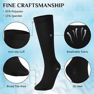 Компресійні гольфи Boyiee 2 пари Чорний synthetic.ua - Фото 1