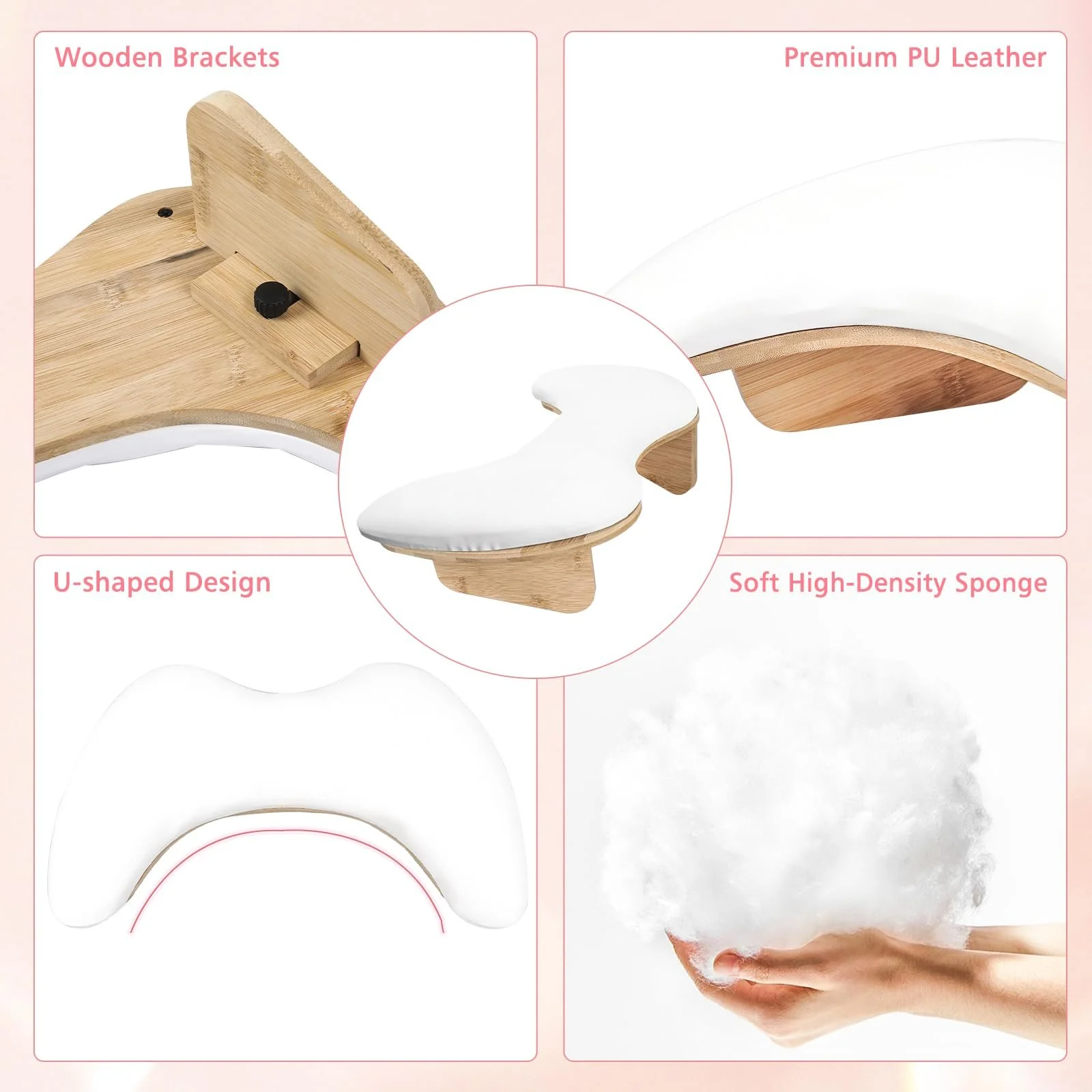 U-образная Подставка для Рук для Маникюра lootaan, съемные кронштейны, фото №6 U-образная Подставка для Рук для Маникюра lootaan, съемные кронштейны, фото №6