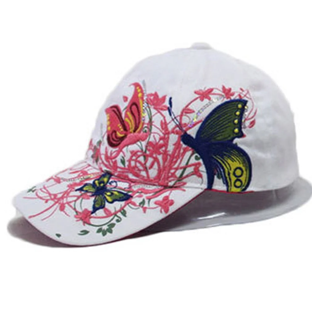 Бейсболка Belsen с вышивкой бабочки винтажная снэпбек тракер для девочек, фото №6