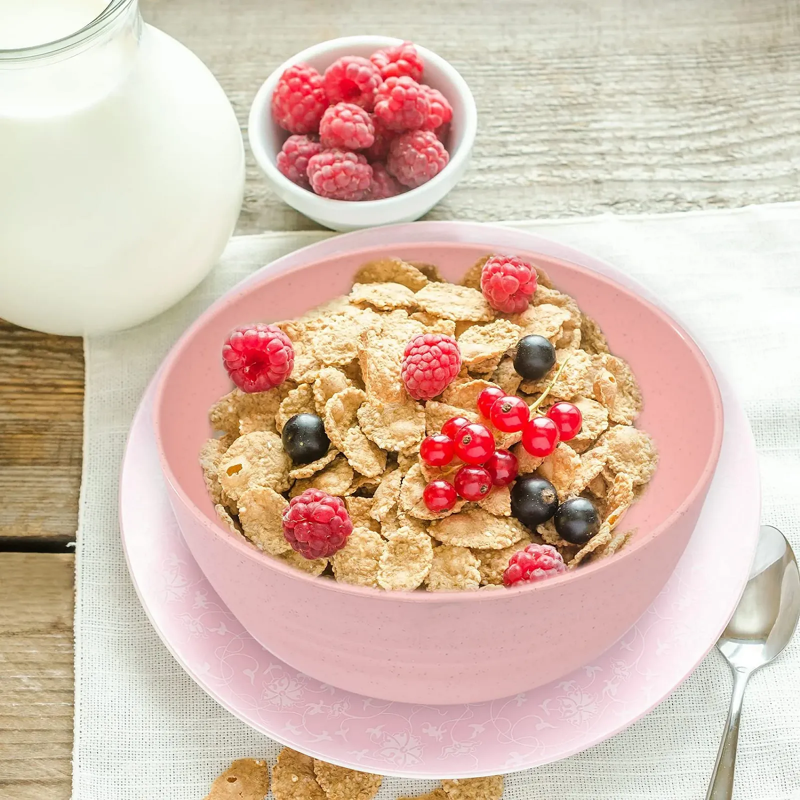 Миска IDISON Пластиковый набор мисок 5 штук Небьющиеся миски для лапши, хлопьев, 530 мл, фото №5