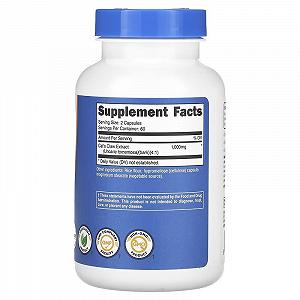 Кітський колір Nutricost Cat's Claw 1,000 мг 120 капсули 500 на капсулу synthetic.ua - Фото 1