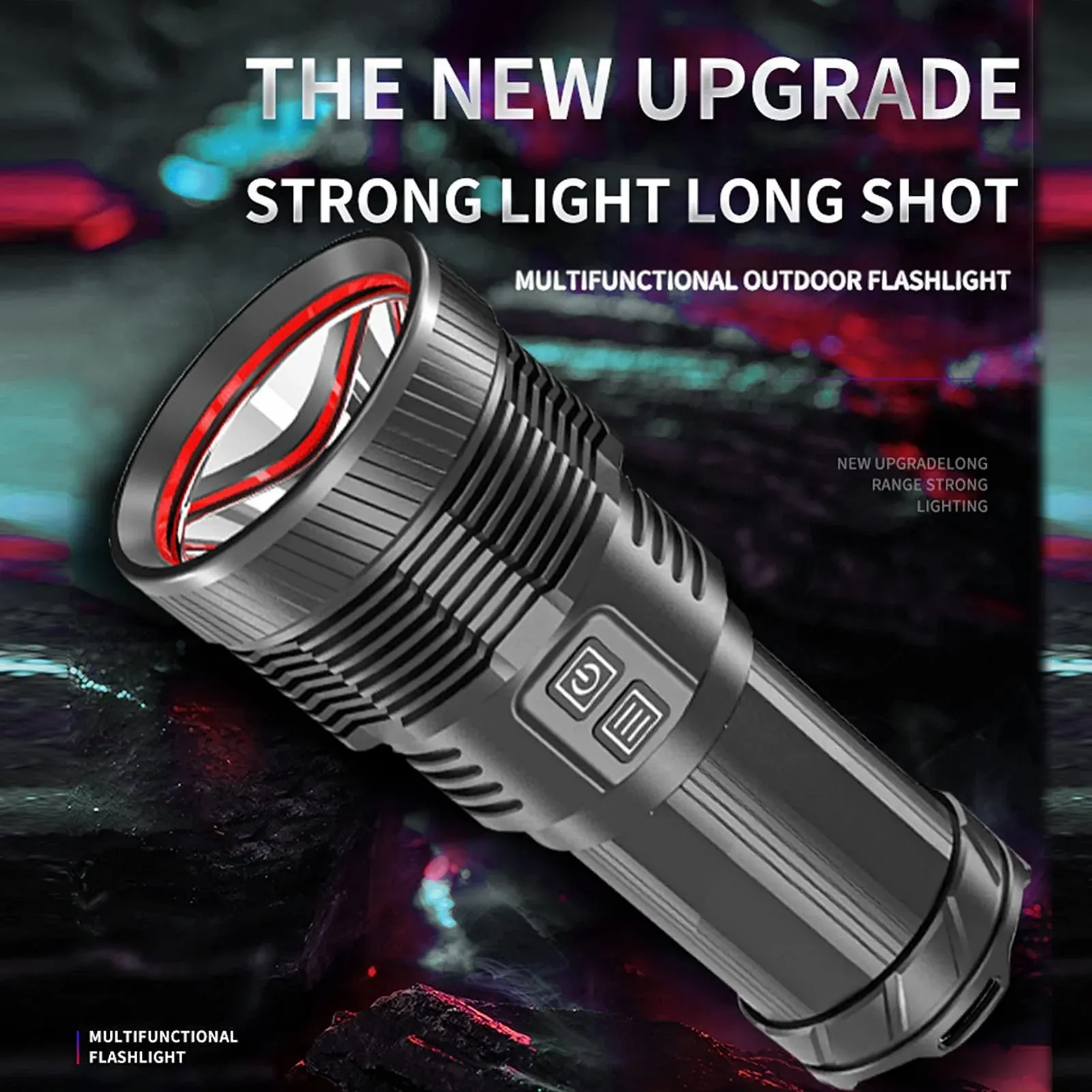 Ліхтар Pilipane LED Потужний Перезаряджуваний Алюмінієвий сплав Type C USB, фото №8 Ліхтар Pilipane LED Потужний Перезаряджуваний Алюмінієвий сплав Type C USB, фото №8