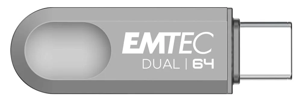 USB-накопичувач Emtec D280 64GB USB 3.2 Type-C Dual, фото №2