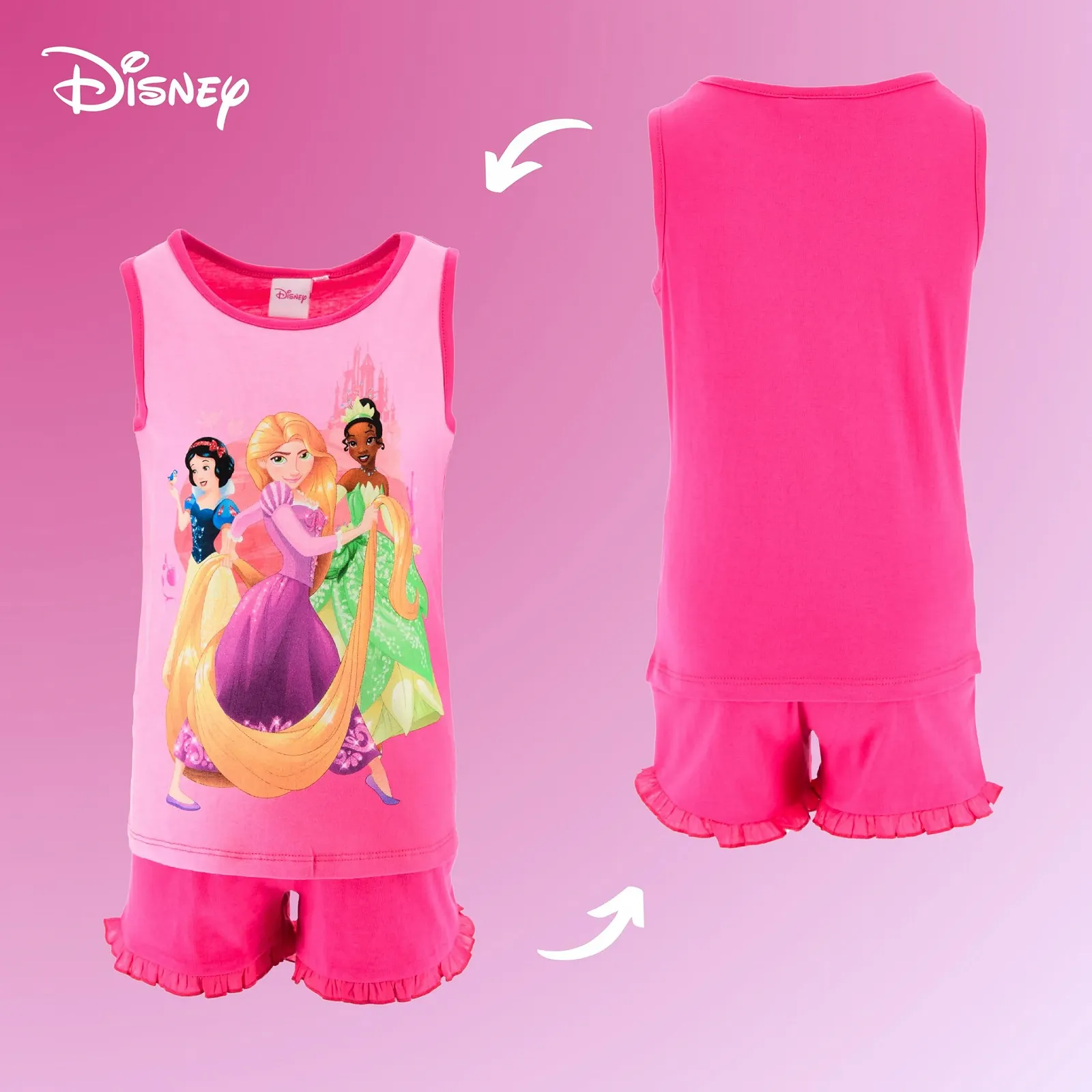 Піжама Disney Принцеси для дівчат, комплект з 2 предметів, фото №9 Піжама Disney Принцеси для дівчат, комплект з 2 предметів, фото №9