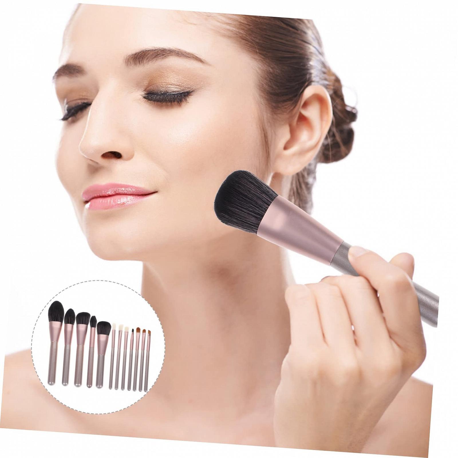 Набор кистей для макияжа Beatifufu 1 шт профессиональные косметические кисти для макияжа, кисть для теней, кисть для растушевки для макияжа, кисти для макияжа, аксессуары для женщин, аппликатор для пудры, деревянный, фото №6