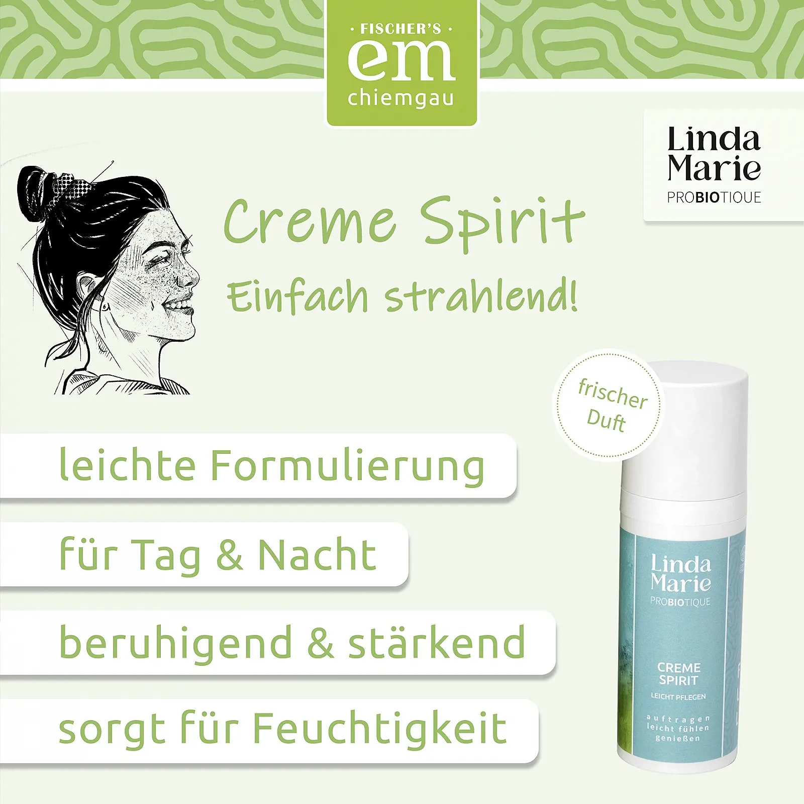 Крем для обличчя LMP Creme Spirit зволожуючий денний та нічний 50 мл, фото №3