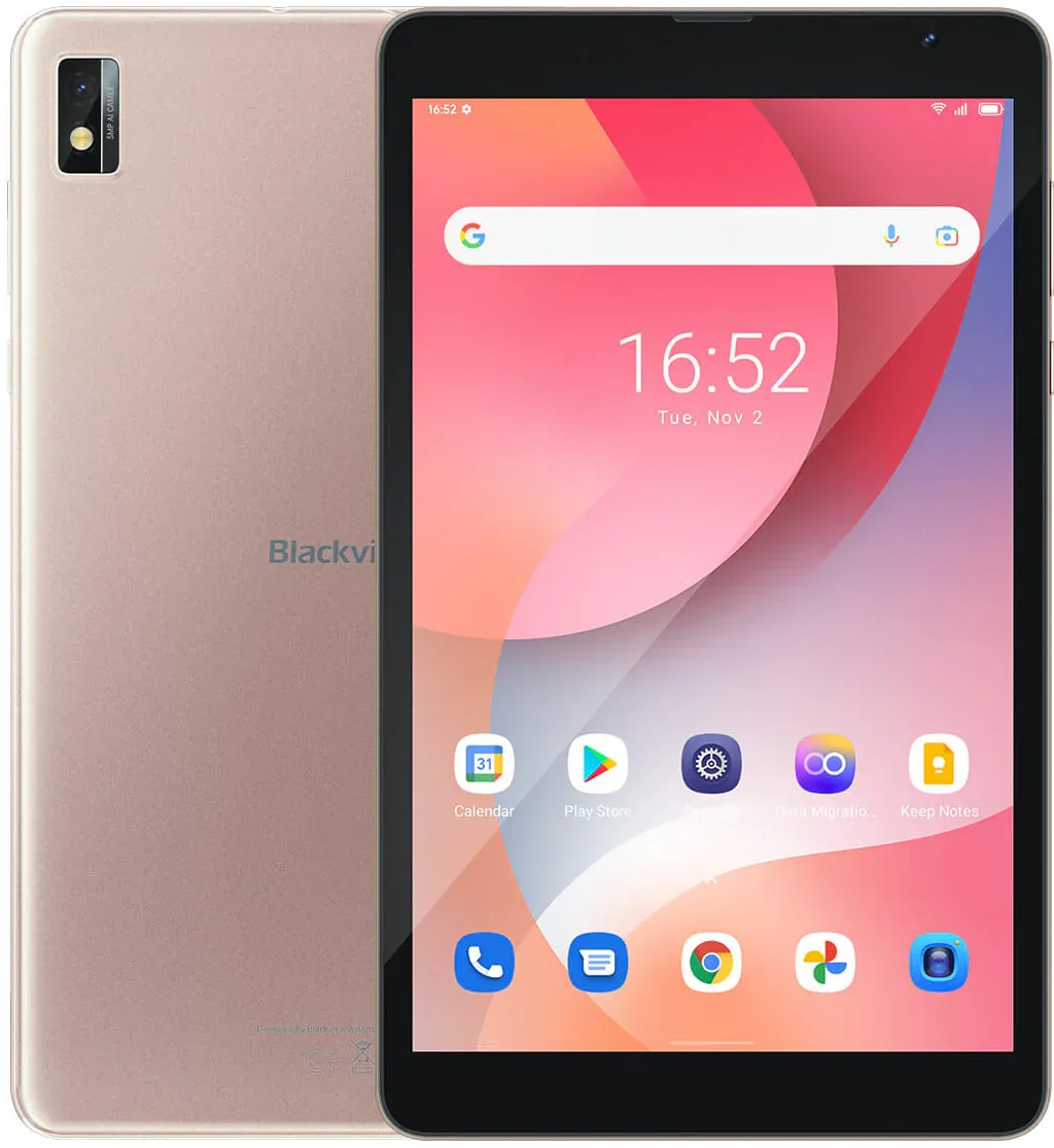 Планшет 8" Blackview Tab 6s 2/32GB 4G 2-SIM 4 ядра Android 12 5580 mAh Peach Gold, фото №1