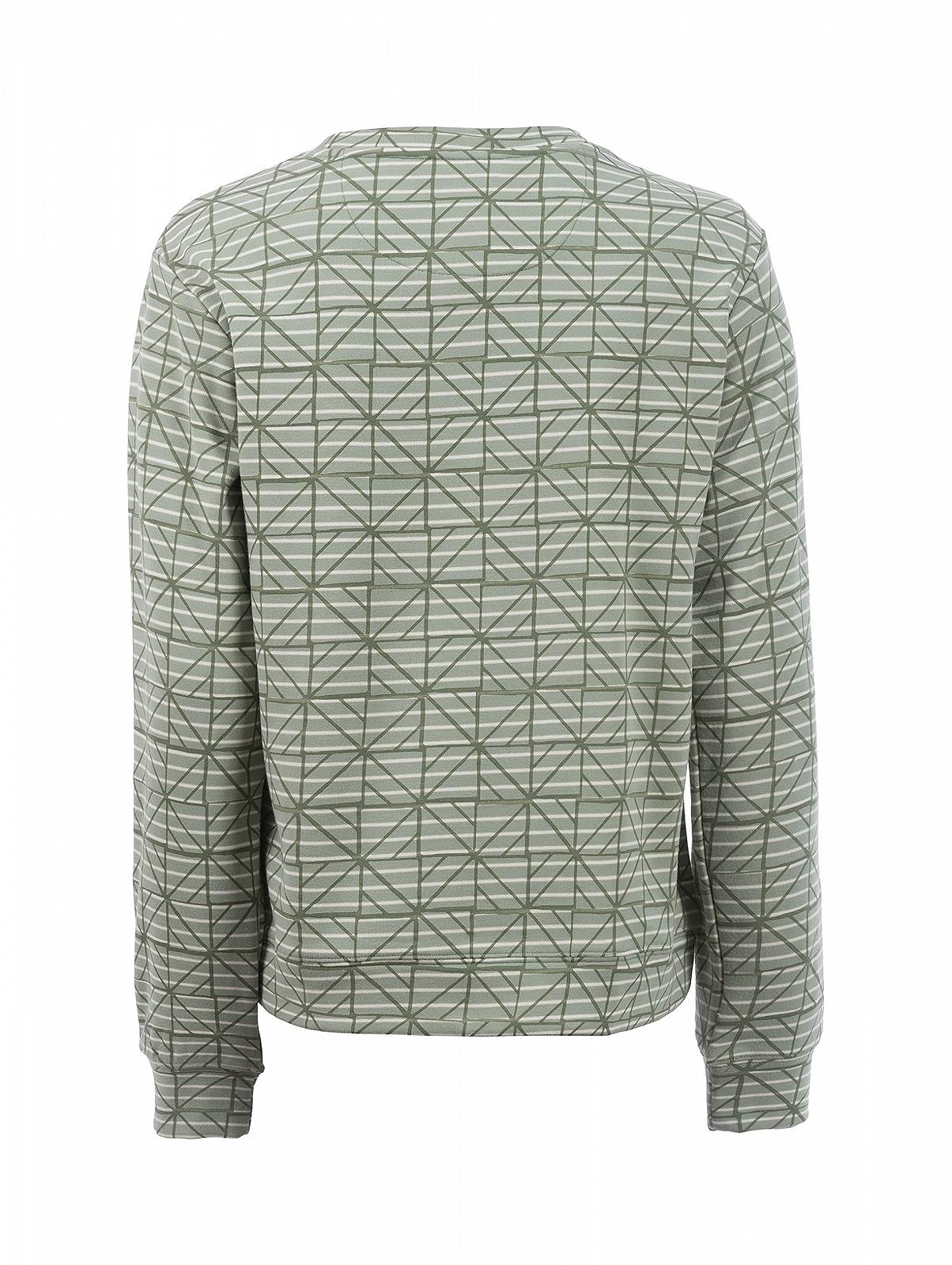 Жіночий Светр S'questo з круглим вирізом з графічним візерунком, довгі рукави, фото №2 Жіночий Светр S'questo з круглим вирізом з графічним візерунком, довгі рукави, фото №2