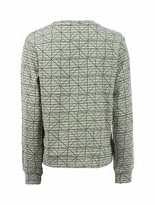 Жіночий Светр S'questo з круглим вирізом з графічним візерунком, довгі рукави synthetic.ua - Фото 1