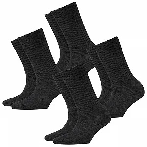 Шкарпетки Burlington Plymouth Жіночі, Набір з 4 пар, Розмір: 36-41; Колір: Чорний (3000), Чорний (3000) - Фото 1