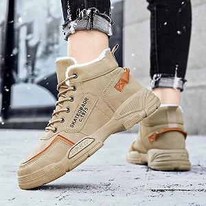 Мужские зимние ботинки Cvanxluy Кожаная synthetic.ua - Фото 1